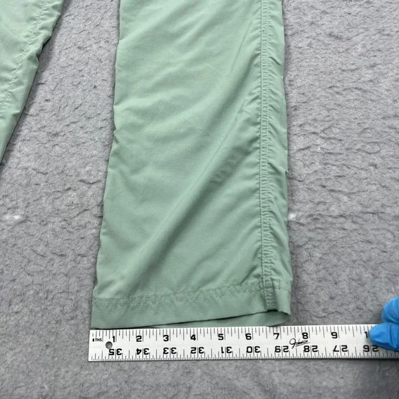 Columbia Silver Ridge Pants Womens Large Green Nylon Straight Convertible Hiking - Picture 9 of 14